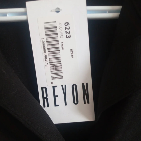 Gathered Panel Buttoned Blouse Top Black Long sleeved Chic Casual Office look XL - Picture 6 of 7